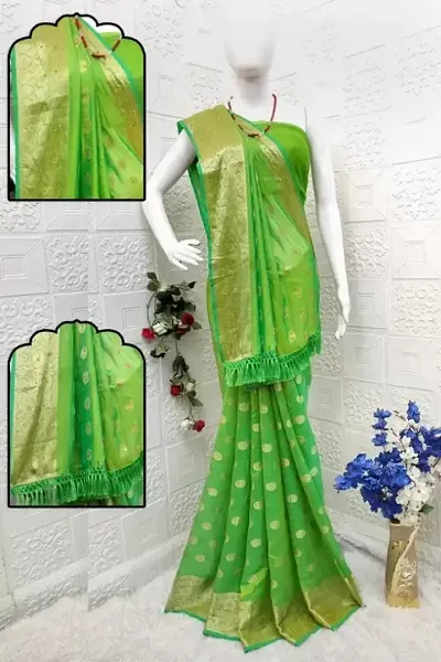 Hot Selling Cotton Saree with Blouse piece 