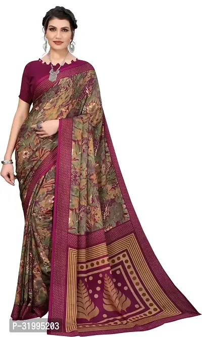 Stylish Multicoloured Georgette Saree With Blouse Piece For Women Pack Of 2-thumb4