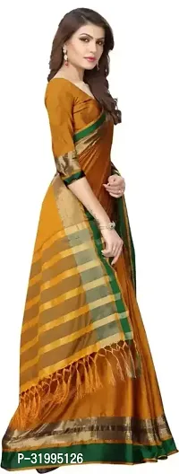 Stylish Brown Art Silk Saree With Blouse Piece For Women-thumb3