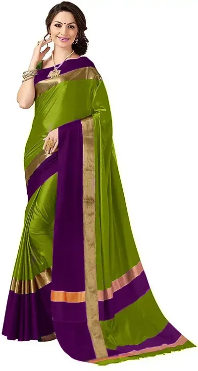 Must Have Cotton Silk Saree with Blouse piece 