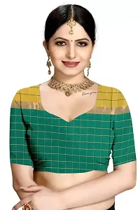 Stylish Multicoloured Art Silk Saree With Blouse Piece For Women-thumb3