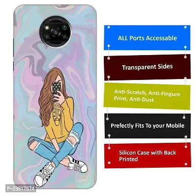 POCO X3 Back Cover Designer Printed Soft Case-thumb3