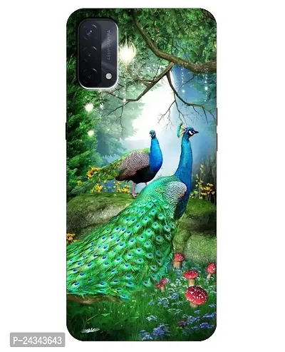 OPPO A74 5G Back Cover Designer Printed Soft Case-thumb0