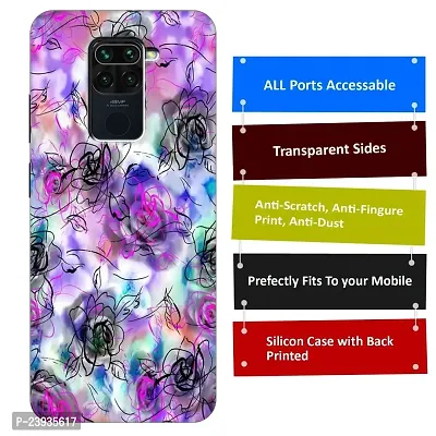 REDMI Note 9 Back Cover Designer Printed Soft Case-thumb3