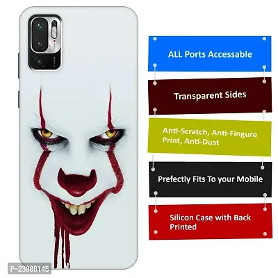 REDMI Note 10T 5G Back Cover Designer Printed Soft Case-thumb3