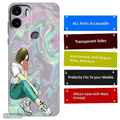 REDMI A2 Plus Back Cover Designer Printed Soft Case-thumb3