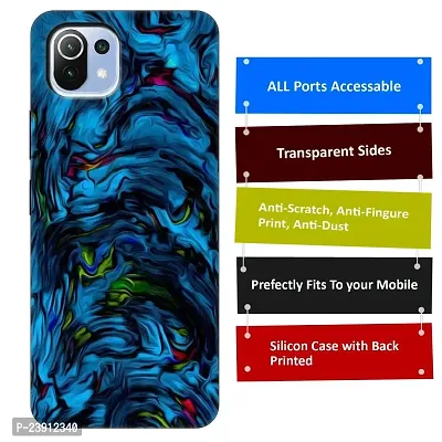 Mi 11 Lite Back Cover Designer Printed Soft Case-thumb3