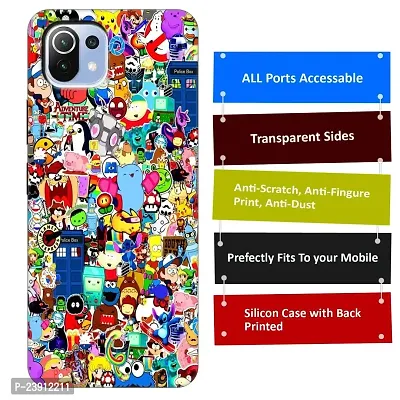 Mi 11 Lite Back Cover Designer Printed Soft Case-thumb3