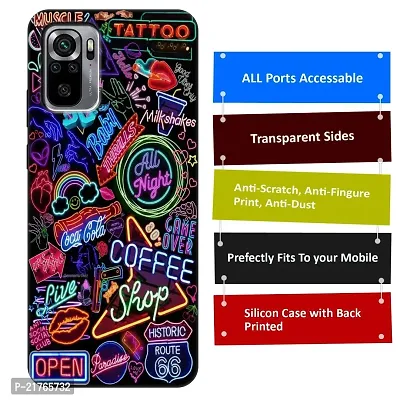 Redmi Note 10S Back Cover Designer Printed Soft Case-thumb3