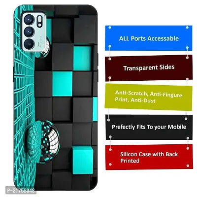 Oppo Reno 6 5G Back Cover Designer Printed Soft Case-thumb3