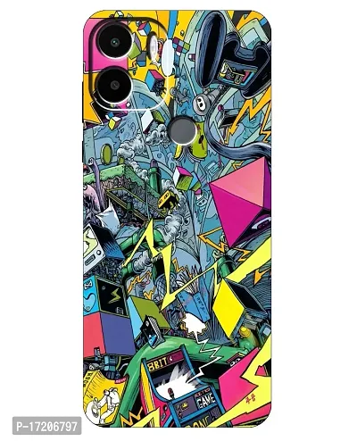 REDMI A2 Plus Back Cover Designer Printed Soft Case