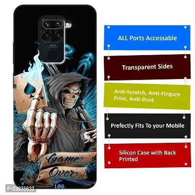 REDMI Note 9 Back Cover Designer Printed Soft Case-thumb3