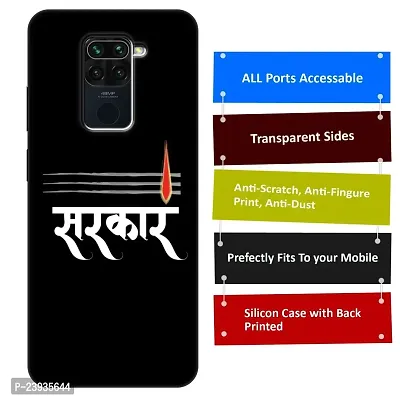 REDMI Note 9 Back Cover Designer Printed Soft Case-thumb3