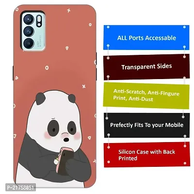 Oppo Reno 6 5G Back Cover Designer Printed Soft Case-thumb3