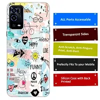 Oppo A55 Back Cover Designer Printed Soft Case-thumb2