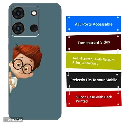 Infinix Smart 7 Back Cover Designer Printed Soft Case-thumb3