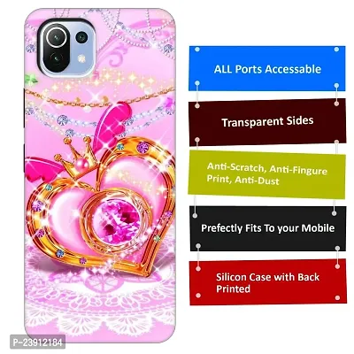 Mi 11 Lite Back Cover Designer Printed Soft Case-thumb3