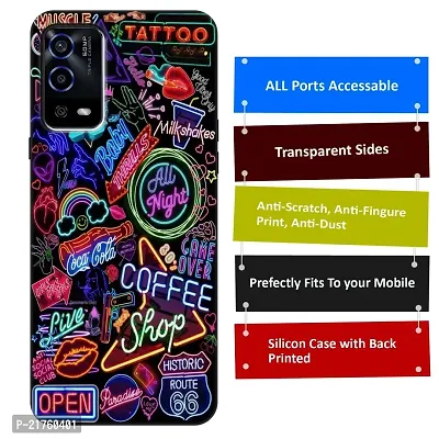 Oppo A55 Back Cover Designer Printed Soft Case-thumb3