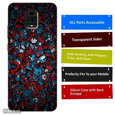 REDMI Note 9 Pro Max Back Cover Designer Printed Soft Case-thumb3