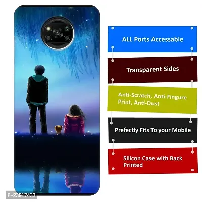 POCO X3 Back Cover Designer Printed Soft Case-thumb3