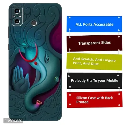 Poco C55 Back Cover Designer Printed Soft Case-thumb3