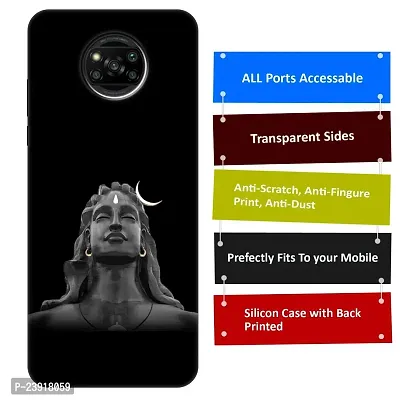 POCO X3 Back Cover Designer Printed Soft Case-thumb3