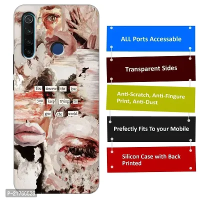 Redmi Note 8 Back Cover Designer Printed Soft Case-thumb3