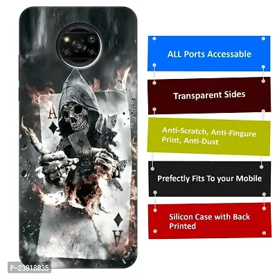 POCO X3 Back Cover Designer Printed Soft Case-thumb3