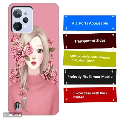 realme C31 Back Cover Designer Printed Soft Case-thumb3