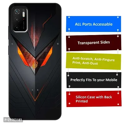 Poco M3 Pro 5G Back Cover Designer Printed Soft Case-thumb3