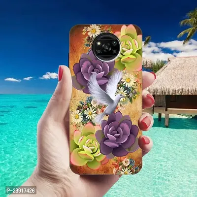 POCO X3 Back Cover Designer Printed Soft Case-thumb4