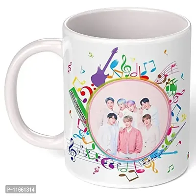 Buy Half Engineer B-T-S Printed White Ceramic Mug- 325 Ml, Ceramic Mug, Tea, Milk  Mug, Coffee Mug, Gifting Mug, BTS Lover Online at L…