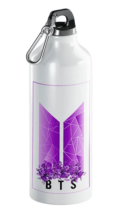 NH10 DESIGNS BTS Sipper Water Bottle Cup Keychain Combo Set For