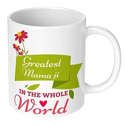 Buy NH10 DESIGNS Greatest Mama Ji In The Whole World Printed White Text  Quote Family Name Printed Mug For Mama Ji Birthday Gift For Mama Ji  Anniversary Gift For Mama Ji Mug
