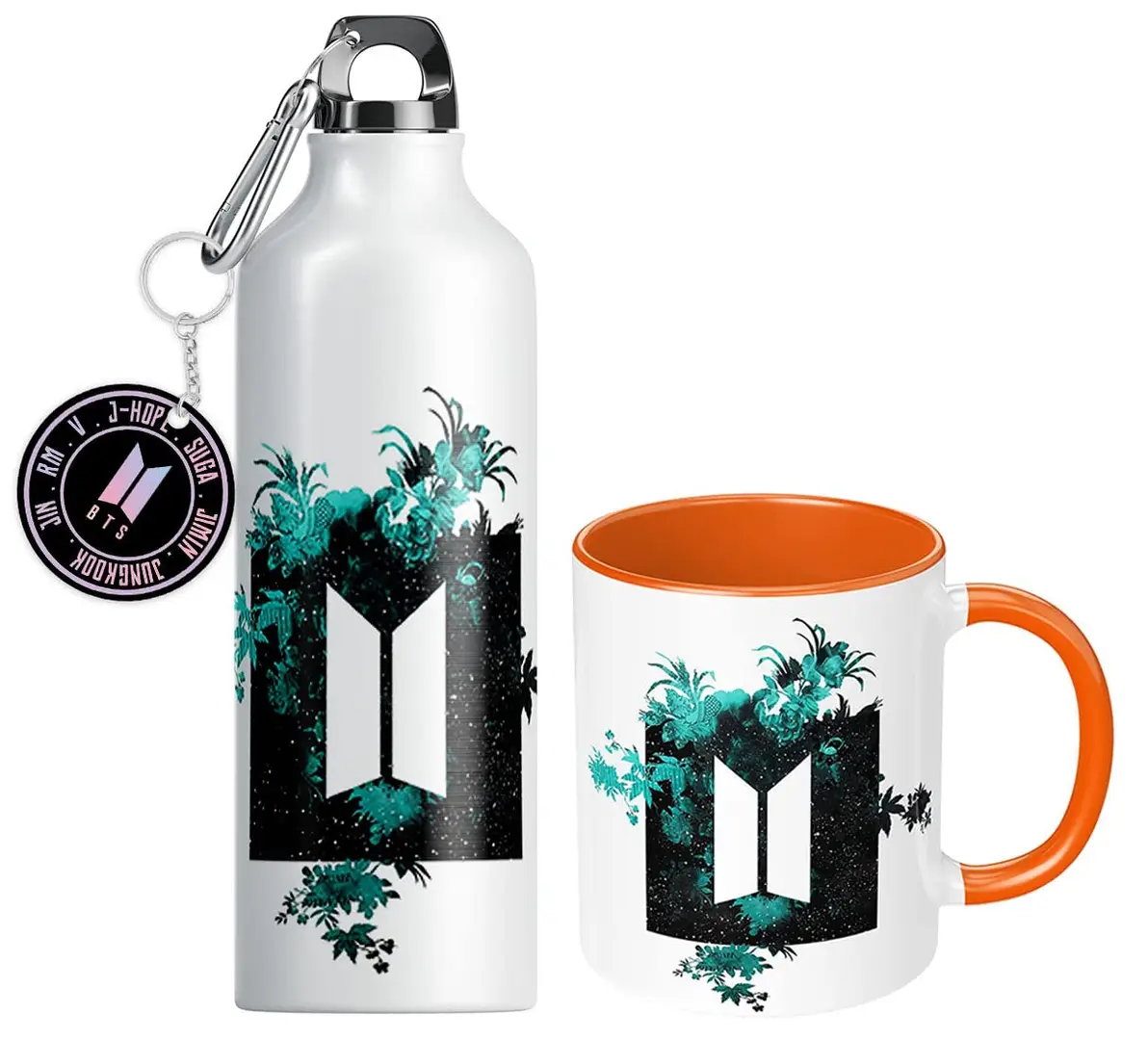 New Trending BTS Design Printed Tumbler Water Bottle