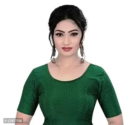 Designer Green Lycra Blouses For Women-thumb0