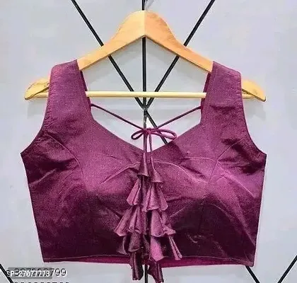 Designer Purple Phantom Blouses For Women-thumb0