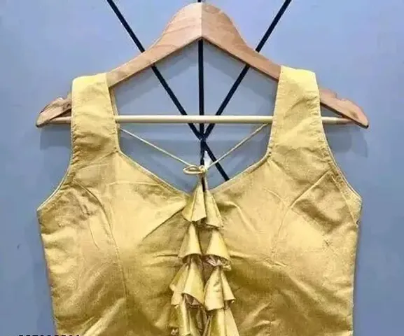 Plain Stitched Blouse for All the Georgeous Lady