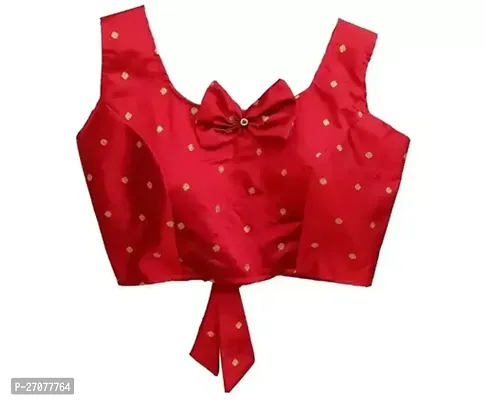 Designer Red Taffeta Blouses For Women