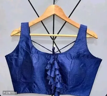 Designer Navy Blue Phantom Blouses For Women