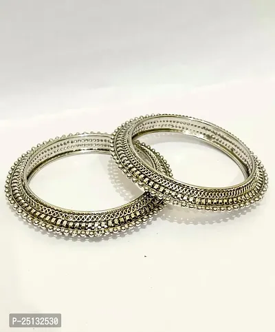 SILVER 2PCS BANGLES-thumb2