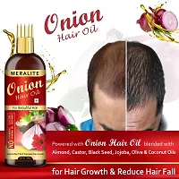 Onion Hair Oil - With Comb Applicator - Controls Hair Fall - No Mineral Oil, Silicones, Cooking Oil And Synthetic Fragrance-thumb2