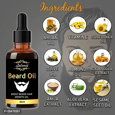 Advanced Beard Growth Oil For Men Almond And Jojoba For Beard Growth-thumb4