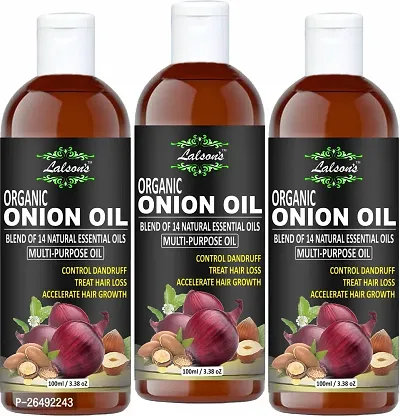 Onion Hair Oil - 100 Ml With 14 Essential Oils, Onion Hair Oil For Hair Growth