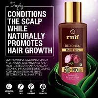 Red Onion Hair Oil With Keratin Protein Booster, Nourishes Hair Follicles, Anti - Hair Loss, Regrowth-thumb3