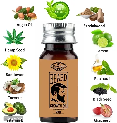 Pure Natural Beard Oil For Hair Growth-thumb2