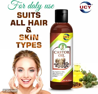 100 Per Cent Pure Castor Oil Cold Pressed To Support Hair Growth-thumb4