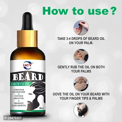 Growth Lite Beard Oil With Natural Ingredients-thumb5