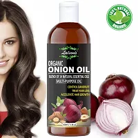 Onion Hair Oil - 100 Ml With 14 Essential Oils, Onion Hair Oil For Hair Growth-thumb1