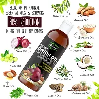 Onion Hair Oil - 100 Ml With 14 Essential Oils, Onion Hair Oil For Hair Growth-thumb1